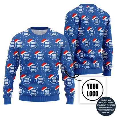 All Over Print Festive Ugly Christmas Jumper For Company
