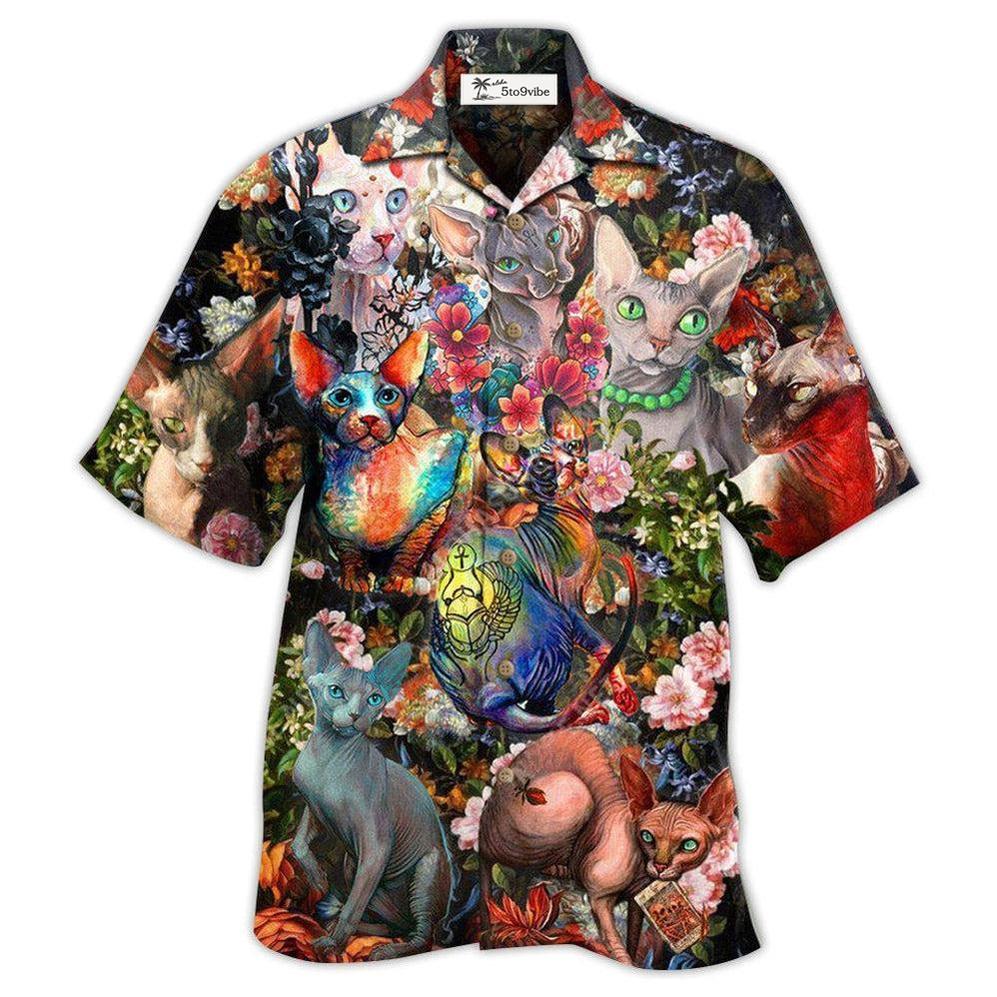 Hawaiian Shirt / Adults / S Cat All I Need Is Sphynx Cats - Hawaiian Shirt 
