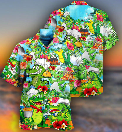 Chef Animals Alligator - Hawaiian Shirt 