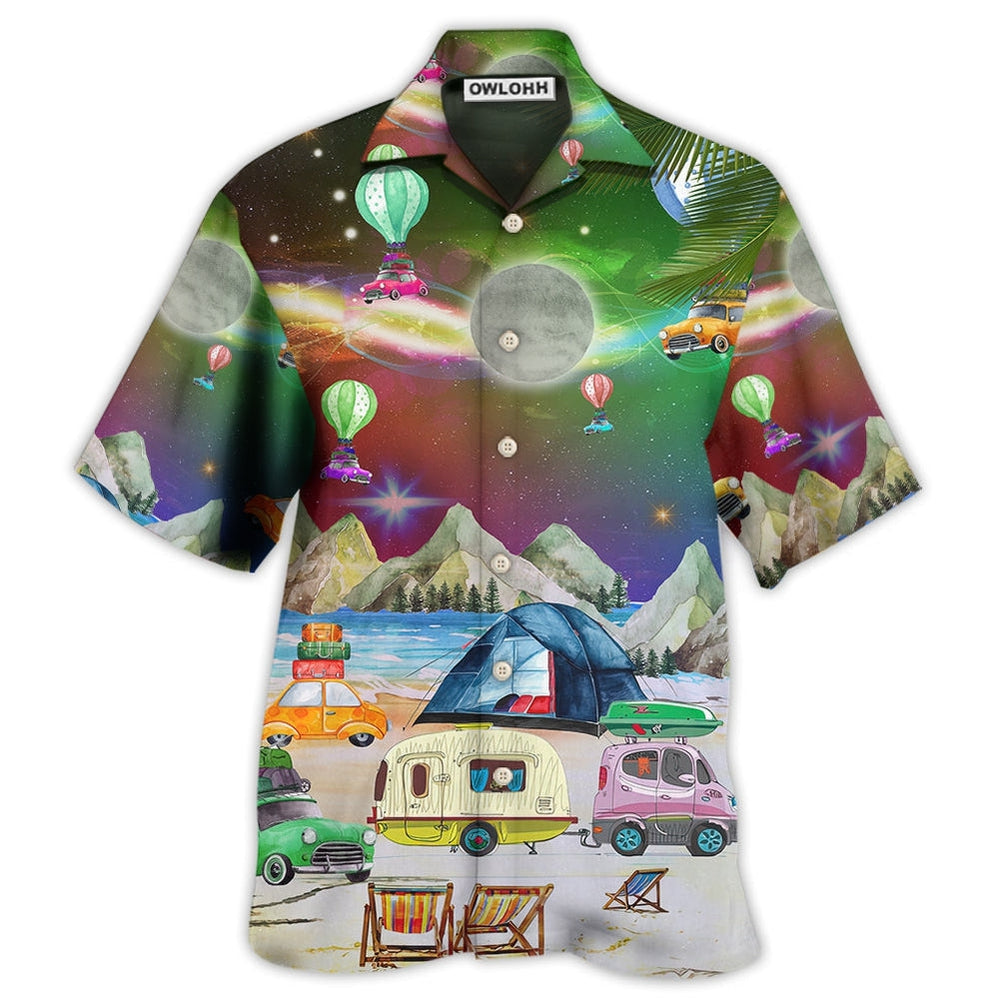 Hawaiian Shirt / Adults / S Camping Amazing Night Christmas - Hawaiian Shirt 