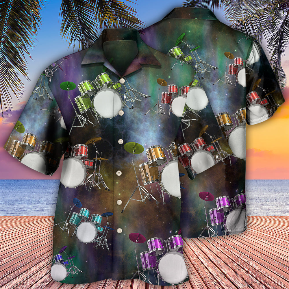 Drum Amazing Drums Galaxy Style - Hawaiian Shirt 