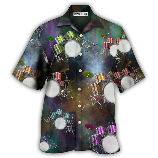 Hawaiian Shirt / Adults / S Drum Amazing Drums Galaxy Style - Hawaiian Shirt 