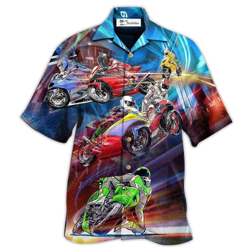 Hawaiian Shirt / Adults / S Motorcycle Amazing Cool Racing - Hawaiian Shirt 