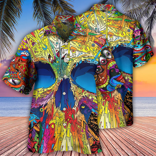 Skull Amazing Skull Summer - Hawaiian Shirt 