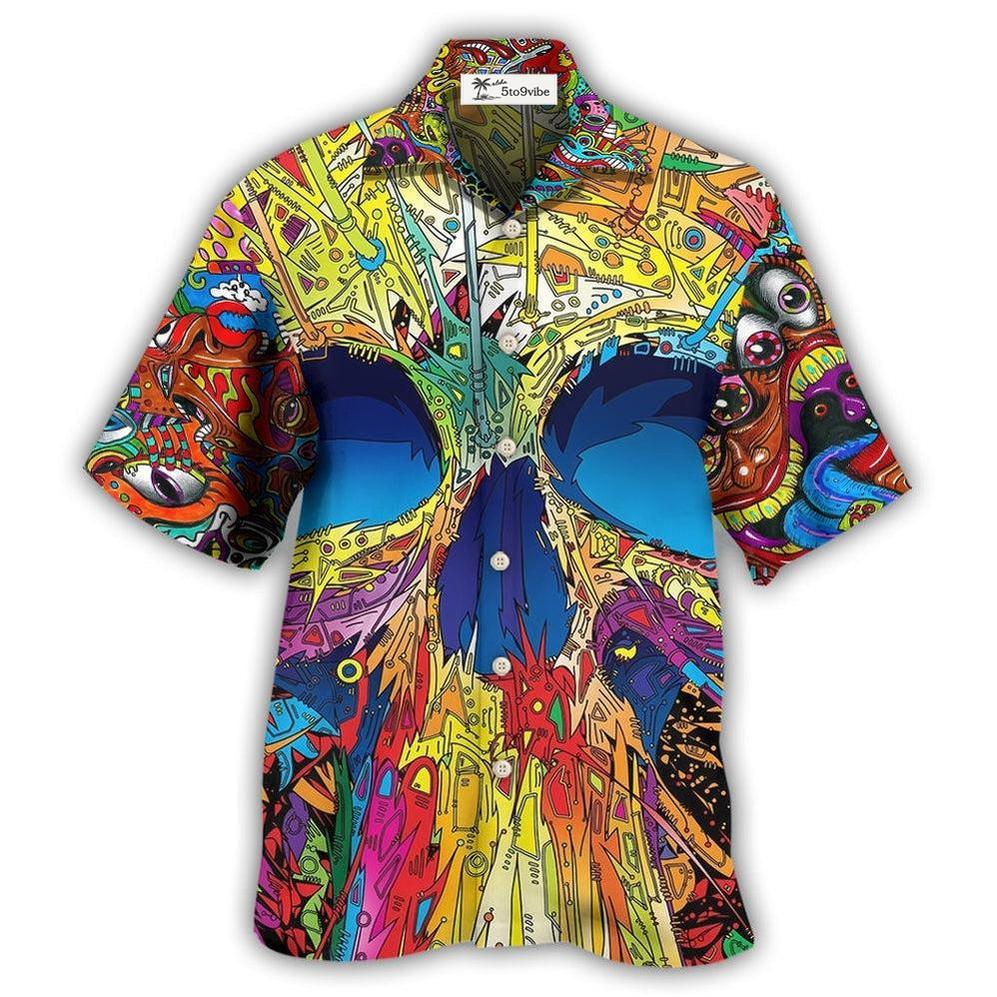 Hawaiian Shirt / Adults / S Skull Amazing Skull Summer - Hawaiian Shirt 