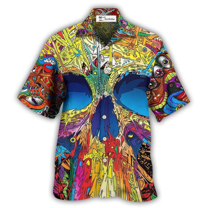 Hawaiian Shirt / Adults / S Skull Amazing Skull Summer - Hawaiian Shirt 