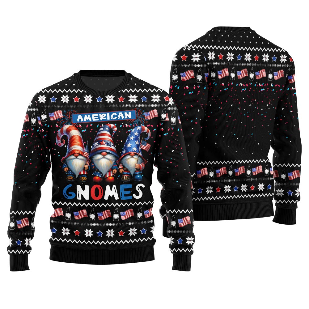 American Gnomes Ugly Christmas Sweater