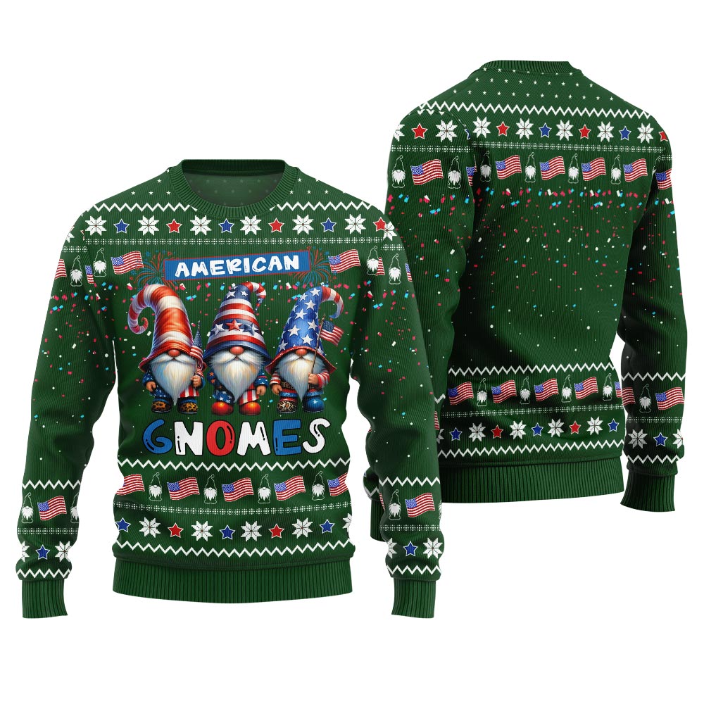 American Gnomes Ugly Christmas Sweater