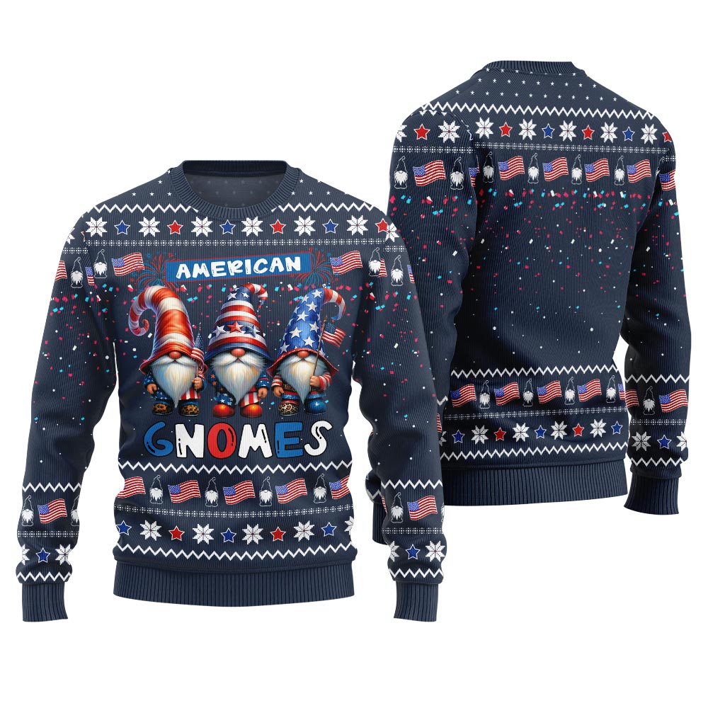 American Gnomes Ugly Christmas Sweater