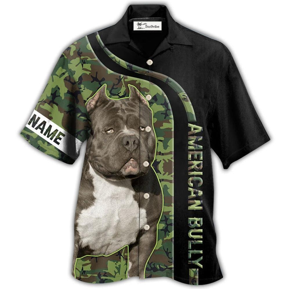 Hawaiian Shirt / Adults / S American Bully Camo Personalized - Hawaiian Shirt 