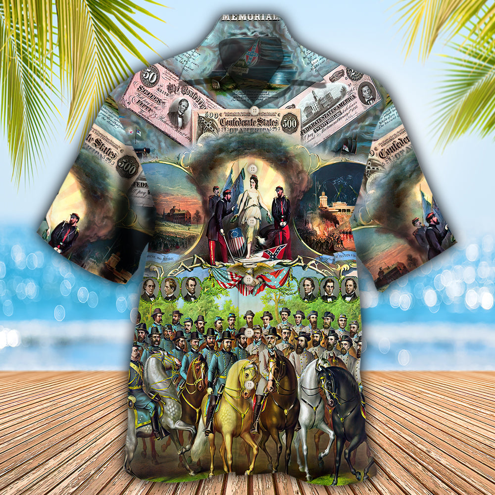 America Civil War - Hawaiian Shirt 