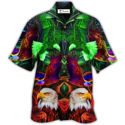 Hawaiian Shirt / Adults / S Eagle American Amazing and Cool - Hawaiian Shirt 