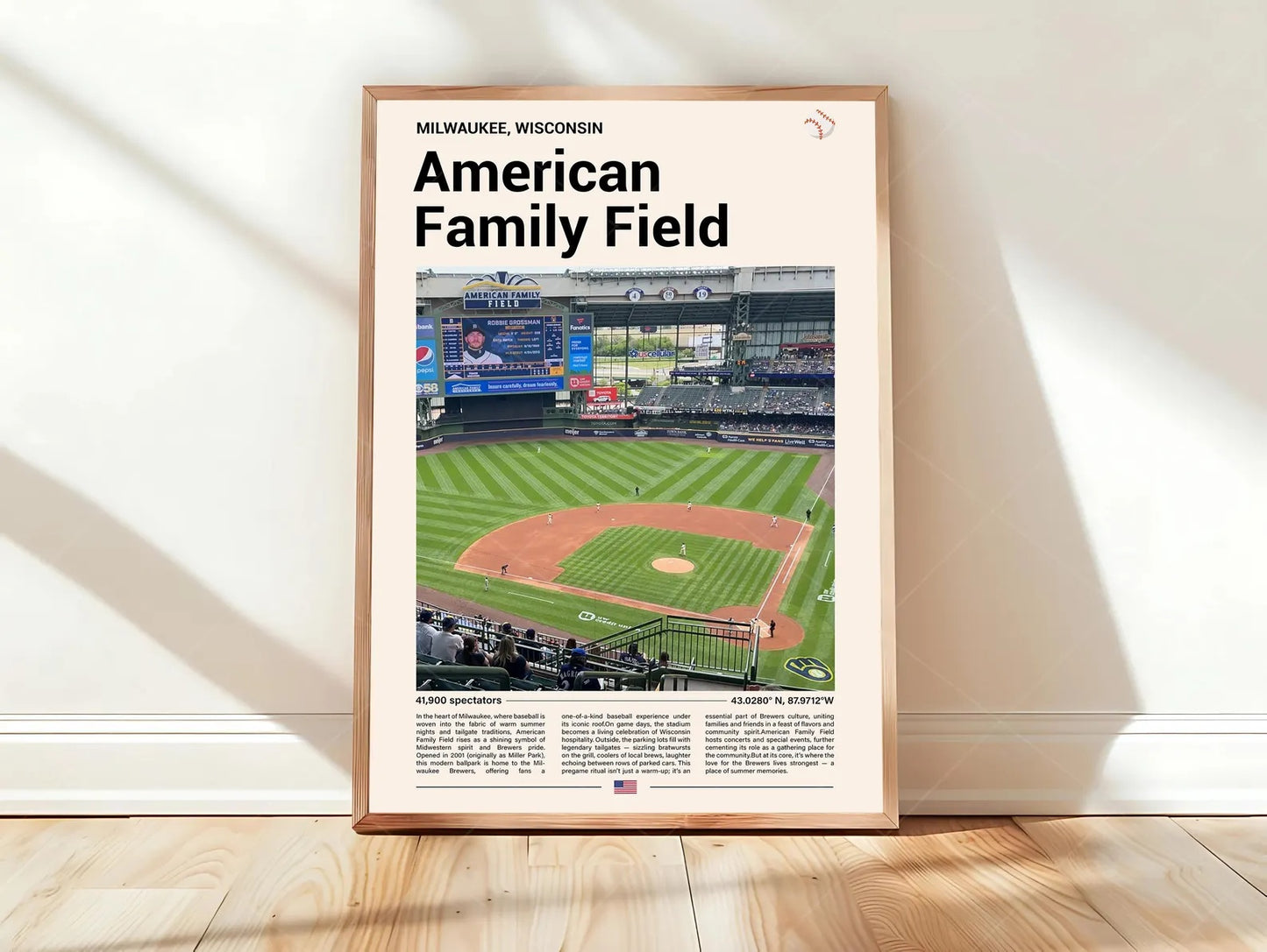 Baseball Stadium Major League Vintage - Vertical Poster - 5to9vibe