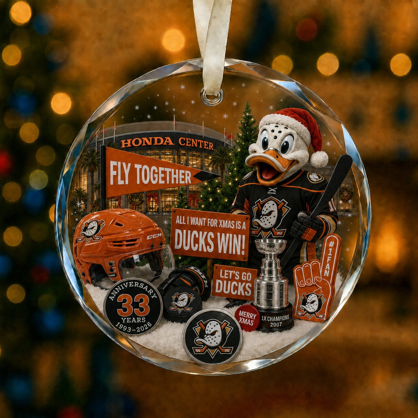 All Hockey Teams Christmas Glass Ornament With Gift Box Trending - 5to9vibe