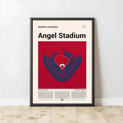 Baseball Stadium Seating Diagram - Vertical Poster - 5to9vibe