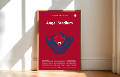 Baseball Stadium Seating Chart - Vertical Poster - 5to9vibe