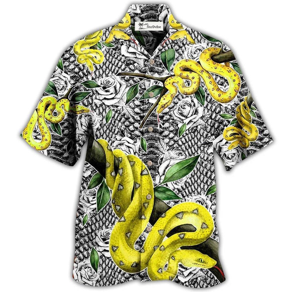 Hawaiian Shirt / Adults / S Snake Animals Awesome Snake - Hawaiian Shirt 
