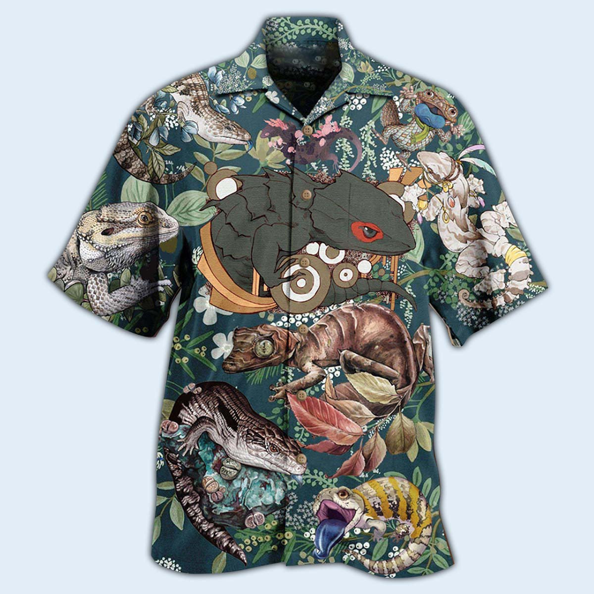 Reptile Animals Love Reptile - Hawaiian Shirt 