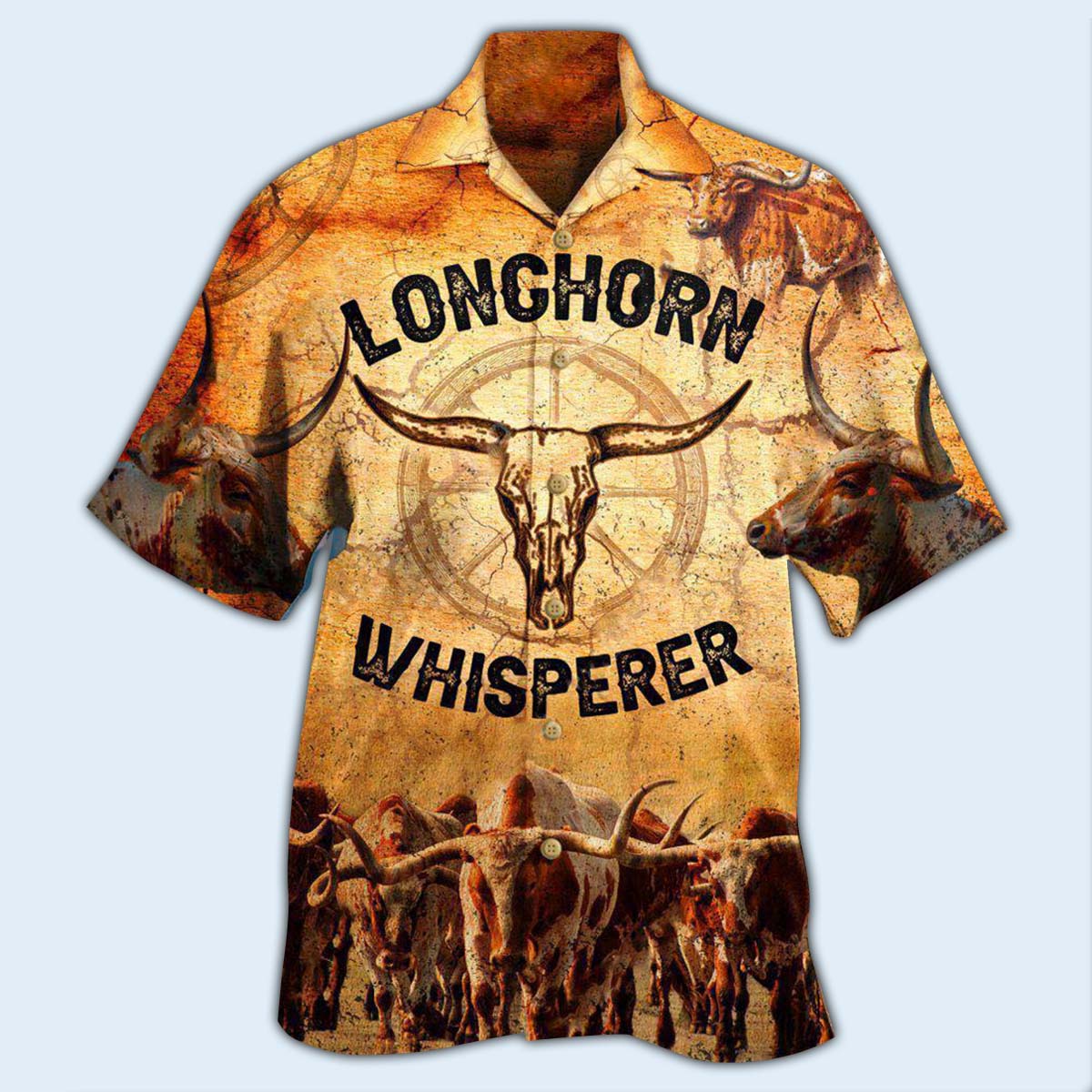 Longhorn Animals Longhorn Whisperer - Hawaiian Shirt 