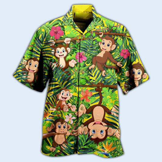 Monkey Animals Are My Spirit - Hawaiian Shirt 