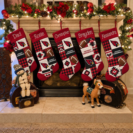 All Football Teams Team-Inspired Holiday Christmas Stocking for Football Fans - 5To9Vibe