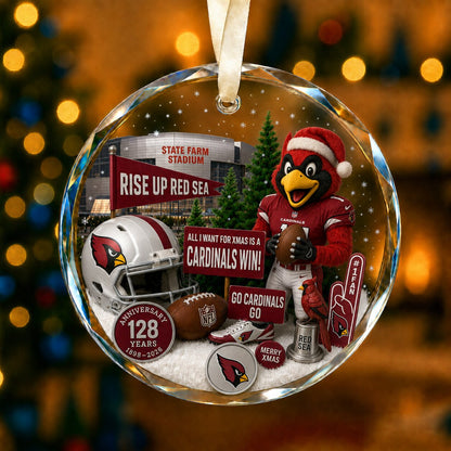 All Football Teams Christmas Glass Ornament With Gift Box Trending - 5to9vibe