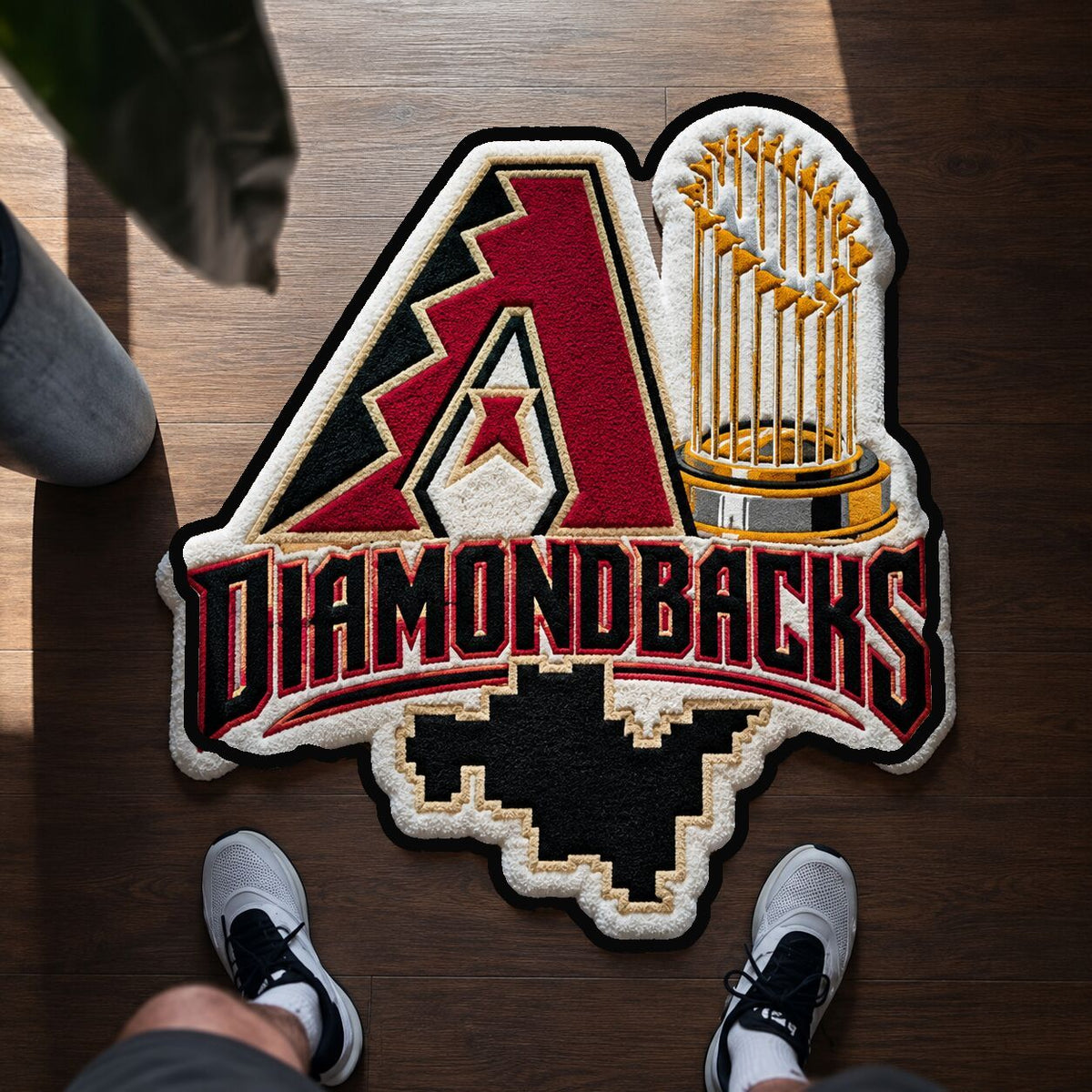 Alfombra personalizada de bienvenida premium de equipo de la MLB – Felpudo de béisbol personalizado