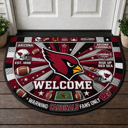 Football All Teams Custom Premium Welcome Mat – Personalized Doormat