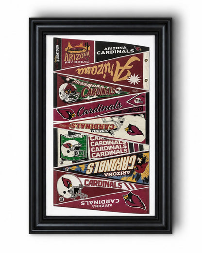 All Football Teams Vintage Anniversary For Fans No Frame Vertical Poster - 5to9vibe