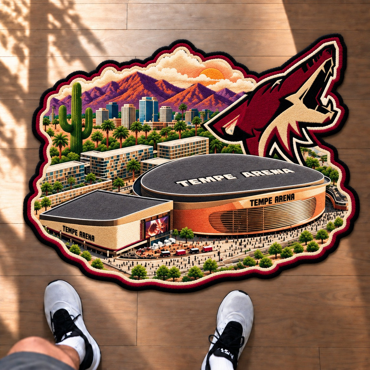 Alfombra personalizada de bienvenida premium de equipo de la MLB – Felpudo de béisbol personalizado