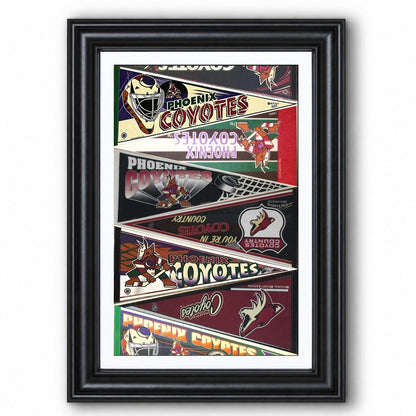 All Hockey Teams Vintage Pennant Anniversary For Fans No Frame Vertical Poster - 5to9vibe