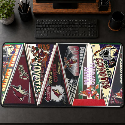 All Hockey Teams Vintage Pennant Anniversary For Fans Desk Mat Mouse Pad Trending - 5to9vibe