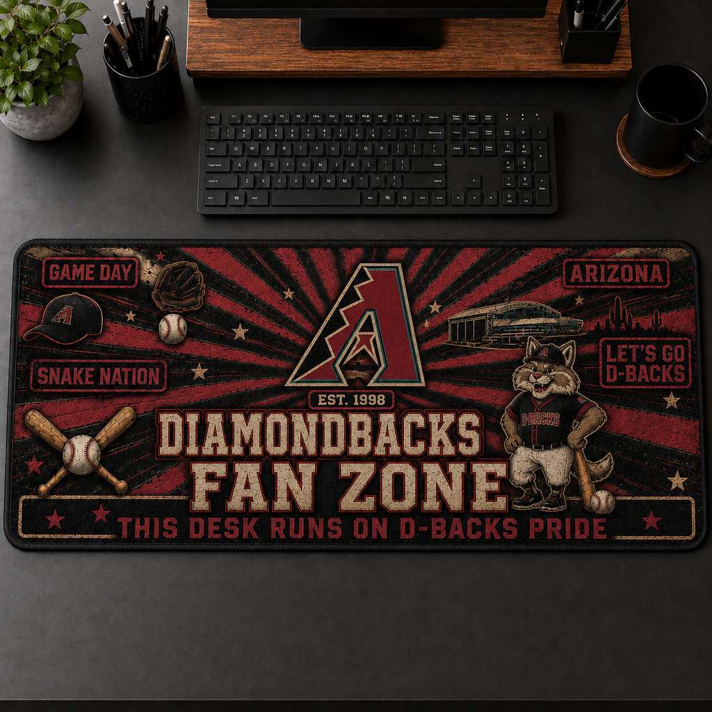 All Baseball Fan Zone Desk Mat For Baseball Fans Gift Mouse Pad Plus Size - 5to9vibe