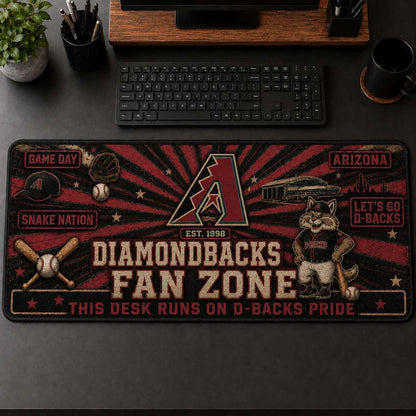 All Baseball Fan Zone Desk Mat For Baseball Fans Gift Mouse Pad Plus Size - 5to9vibe