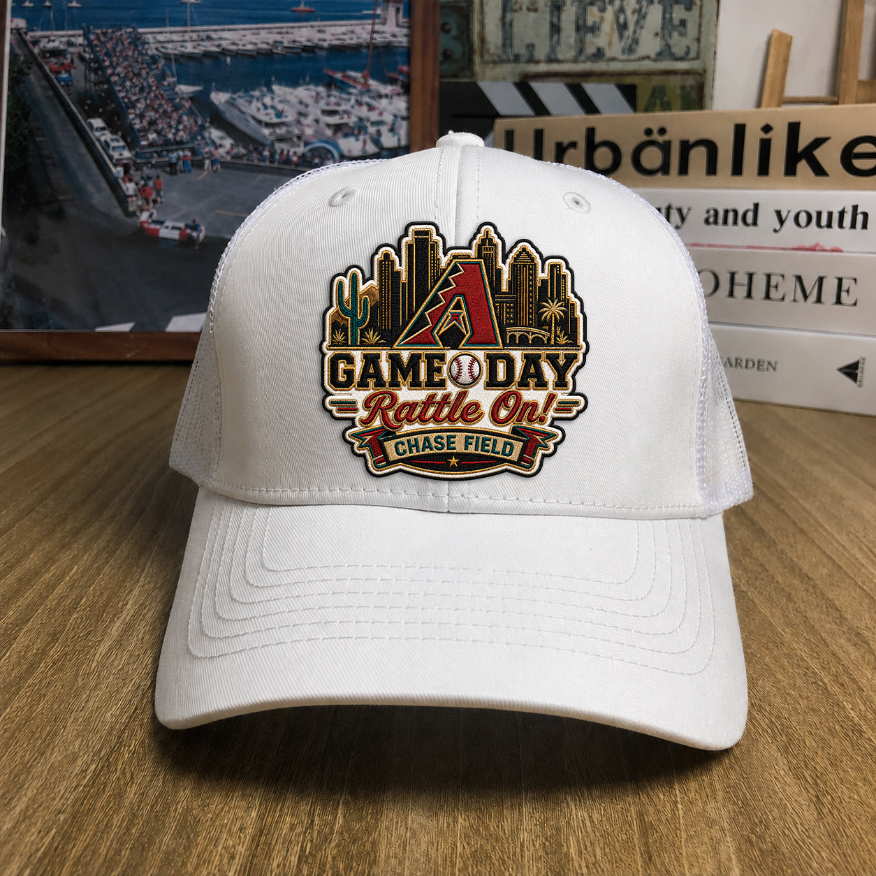 Baseball Trucker Cap All Teams Embroidered Logo Premium Trucker Cap