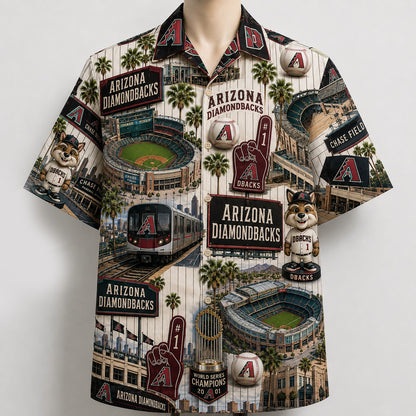 All Baseball Teams Iconic Moments Aloha Shirt for Baseball Fans Button Up Unisex Hawaiian Shirt For Men and Women