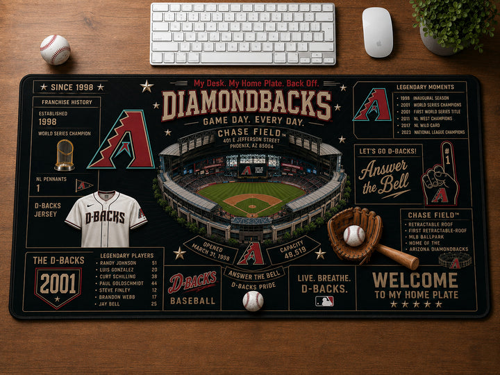 All Baseball Franchise History Stadiums Masterplan Desk Mat Mouse Pad Plus Size - 5to9vibe