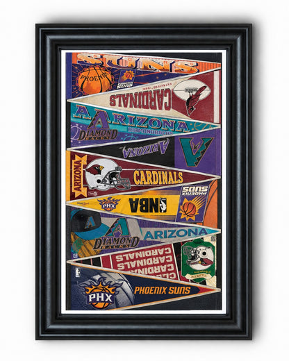 All Sport Teams City Vintage Anniversary For Fans No Frame Vertical Poster - 5to9vibe