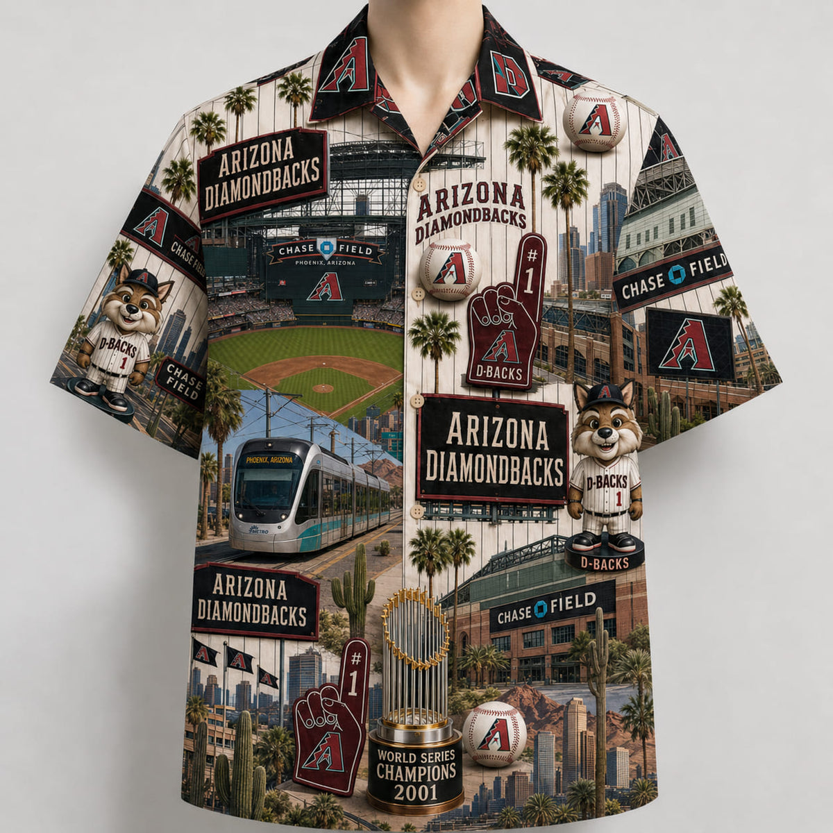 All Baseball Teams Iconic 2 Moments Aloha Shirt for Baseball Fans Button-Up Unisex Hawaiian Shirt For Men and Women