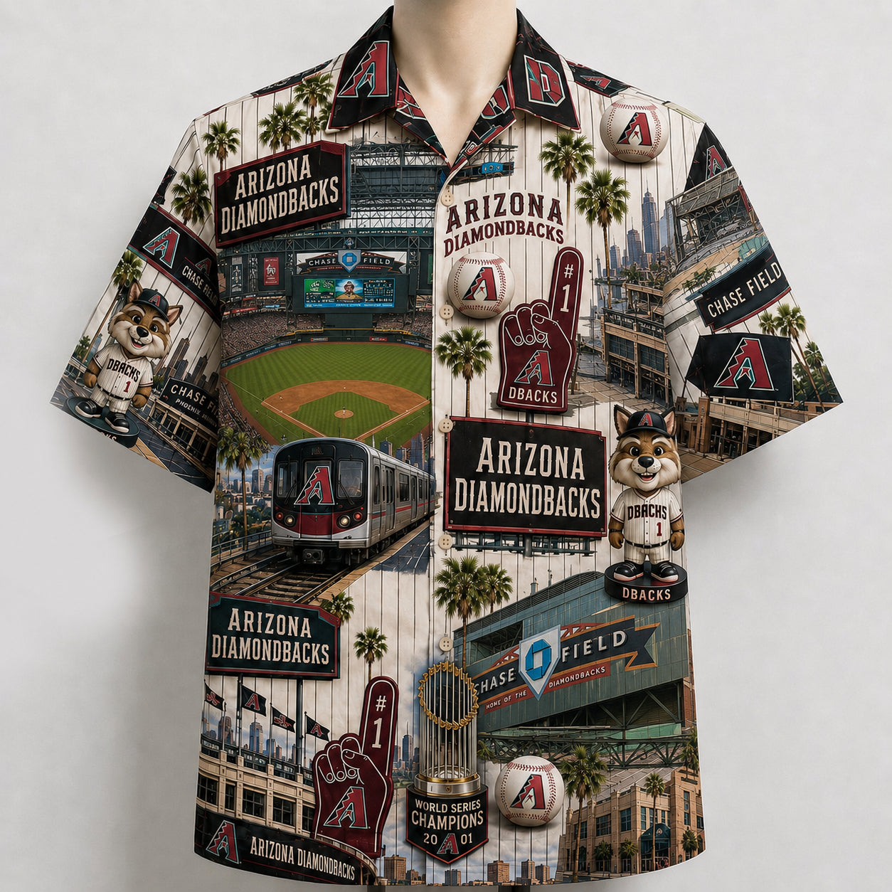 All Baseball Teams Iconic Moments Aloha Shirt for Baseball Fans Button-Up Unisex Hawaiian Shirt For Men and Women