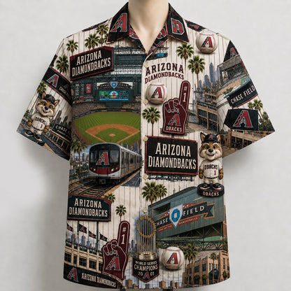 All Baseball Teams Iconic Moments Aloha Shirt for Baseball Fans Button-Up Unisex Hawaiian Shirt For Men and Women