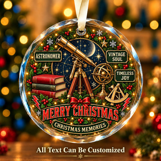 Astronomer Personalized Glass Ornament | 5To9Vibe