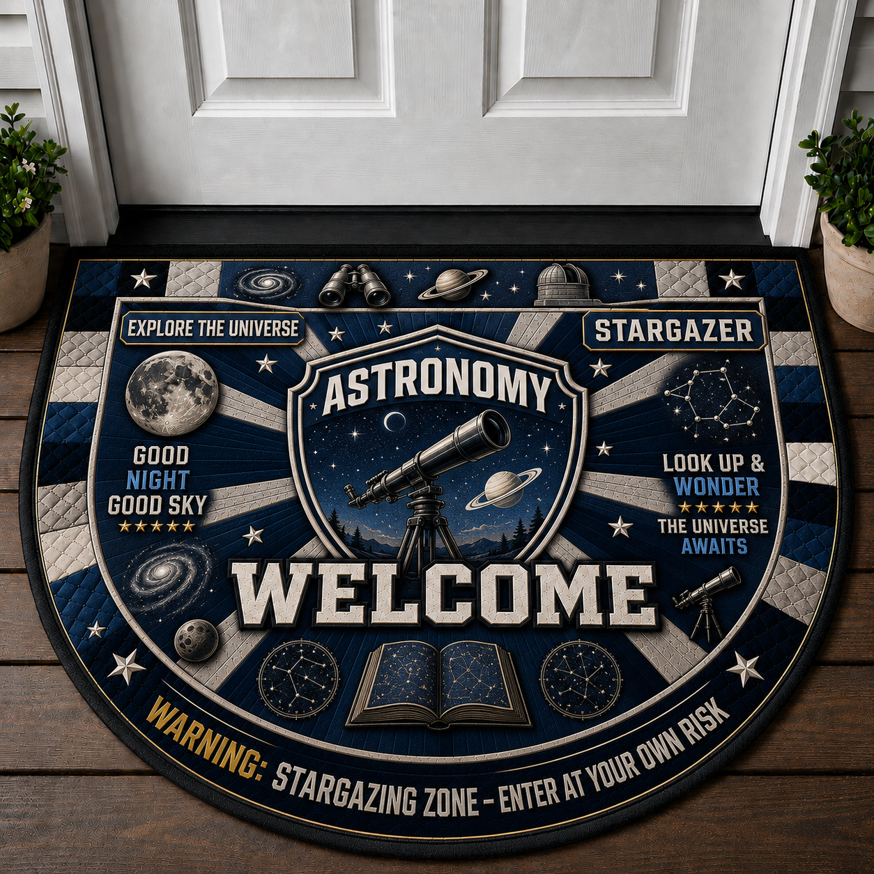 Master Blacksmith Forge And Anvil Doormat - Metalworking Anvil Welcome Mat - 5to9vibe