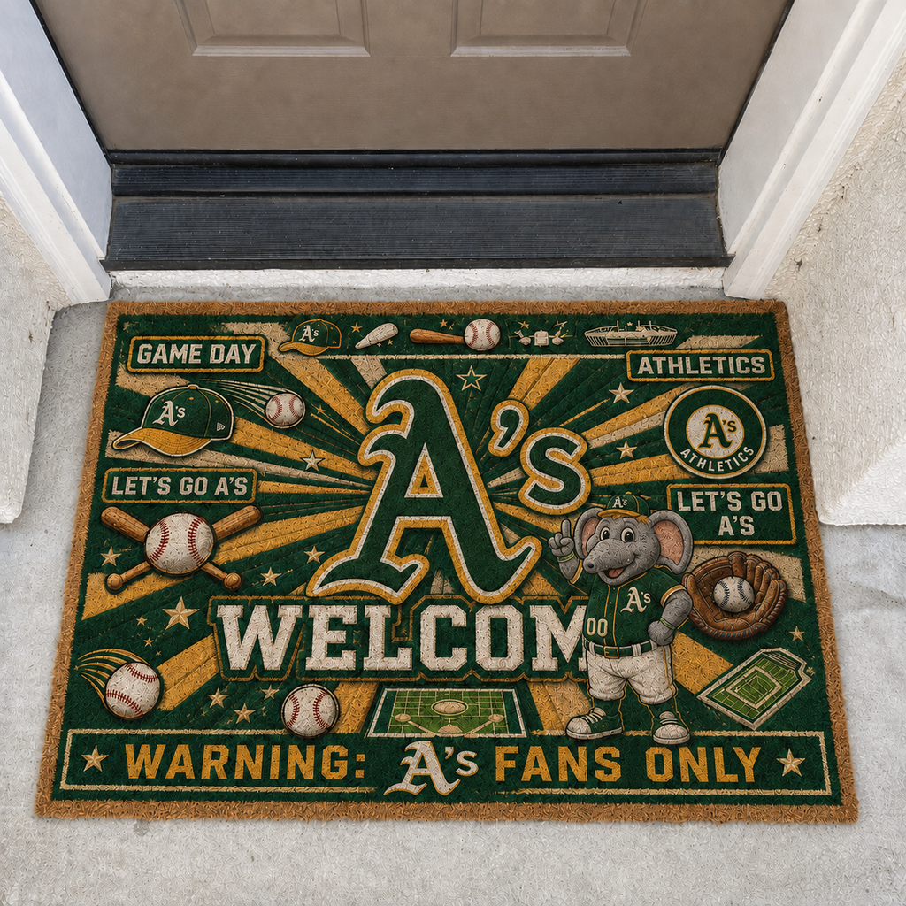 Baseball All Teams Welcome Coir Doormat Print Premium Welcome Mat – Personalized Baseball Coir Doormat