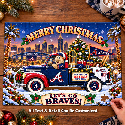 Baseball team Style 03 Jigsaw Puzzle mockup | 5To9Vibe