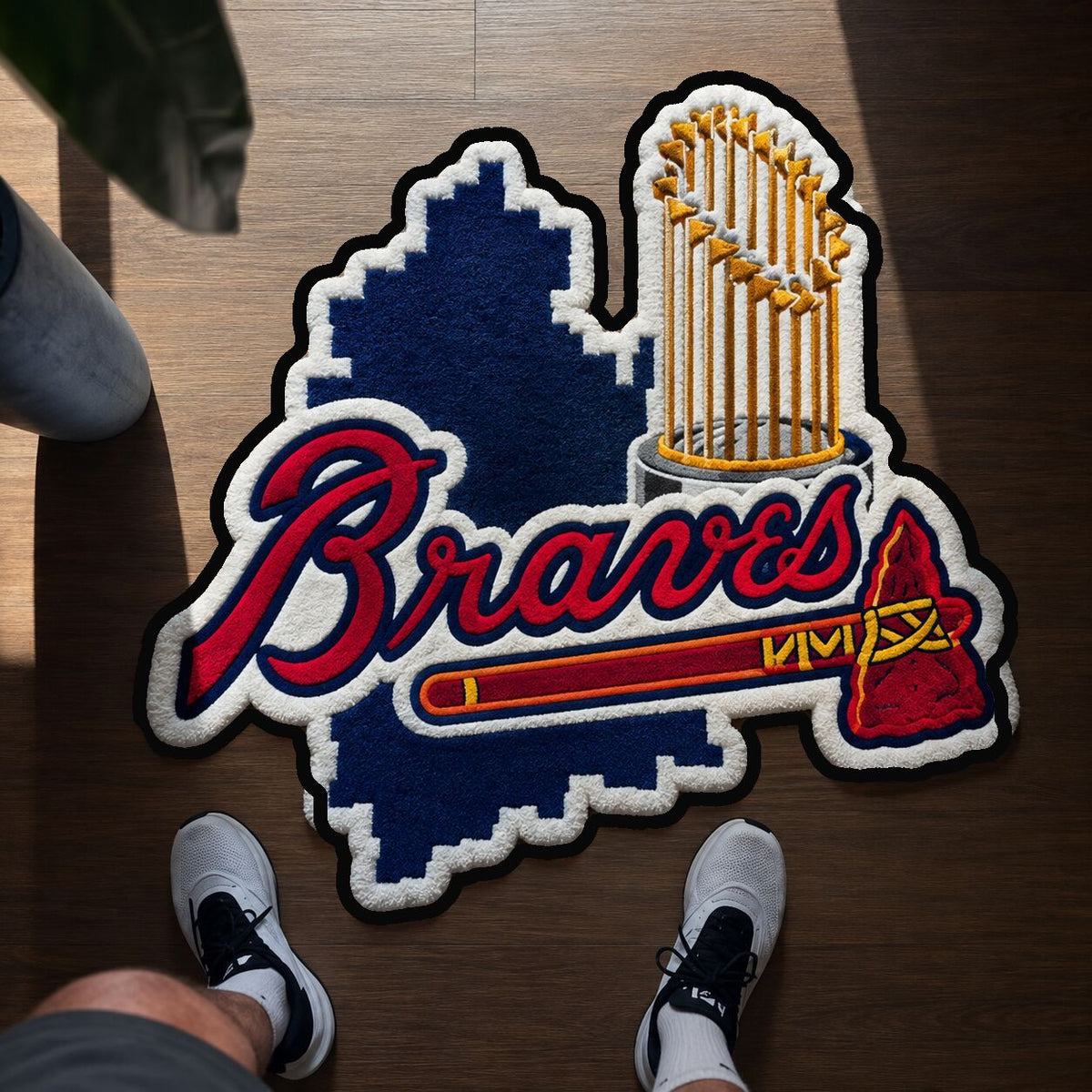 Alfombra personalizada de bienvenida premium de equipo de la MLB – Felpudo de béisbol personalizado