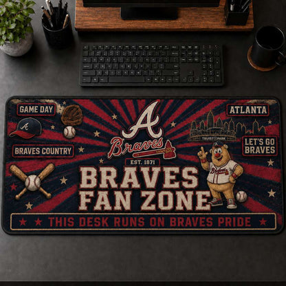 All Baseball Fan Zone Desk Mat For Baseball Fans Gift Mouse Pad Plus Size - 5to9vibe