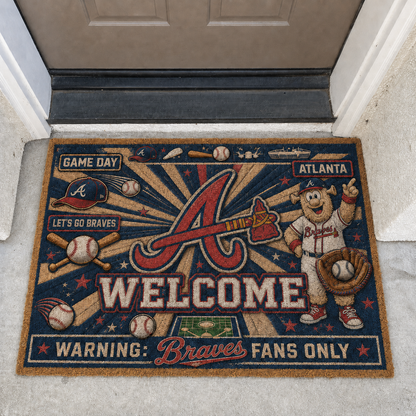 Baseball All Teams Welcome Coir Doormat Print Premium Welcome Mat – Personalized Baseball Coir Doormat