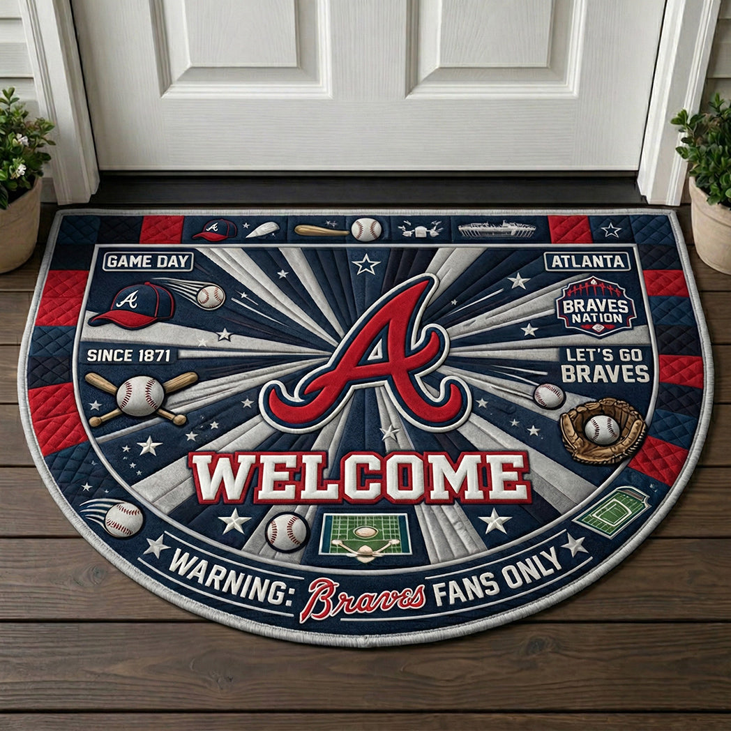 Baseball All Teams Custom Premium Welcome Mat – Personalized Baseball Doormat