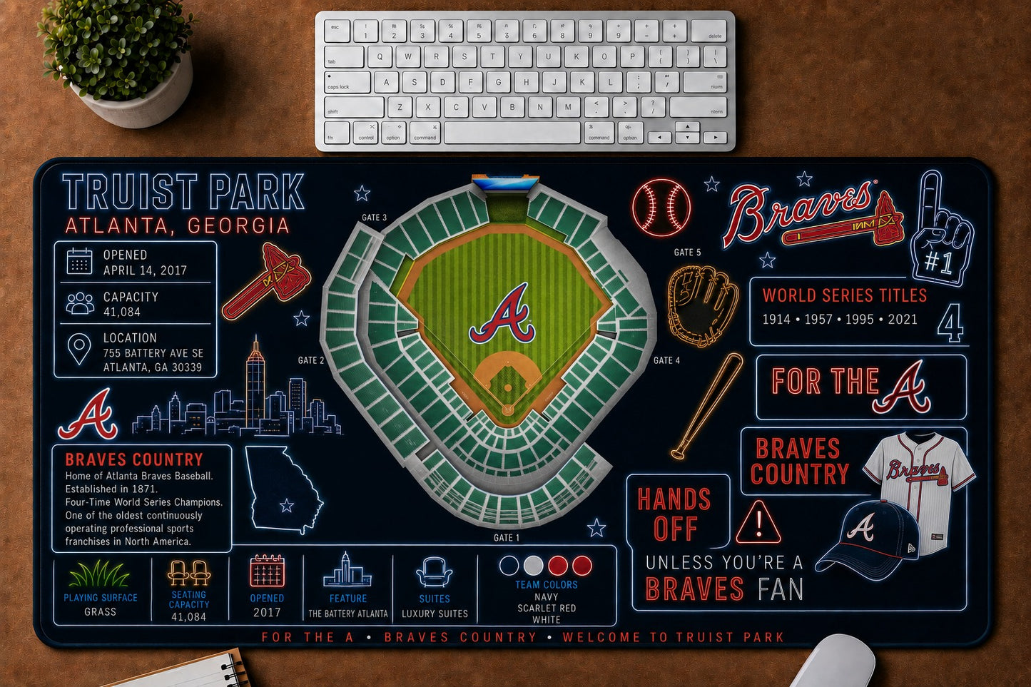 All Baseball Stadiums Infographic Desk Mat Mouse Pad Plus Size Trending - 5to9vibe